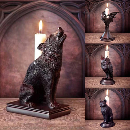 Retro Gothic Candle Holder