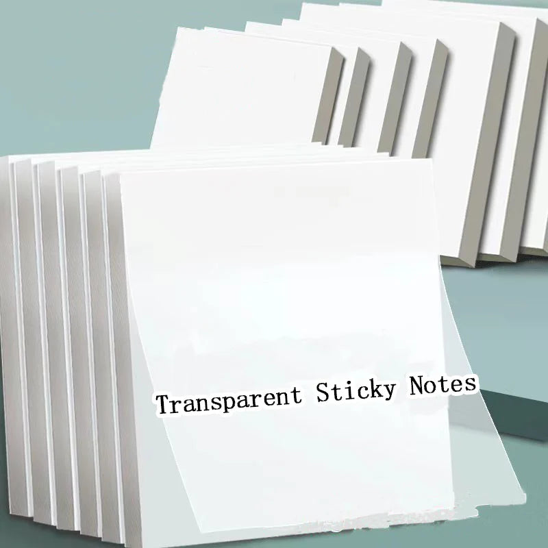 Waterproof Transparent Sticky Notes