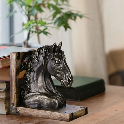 Horse Head Bookend