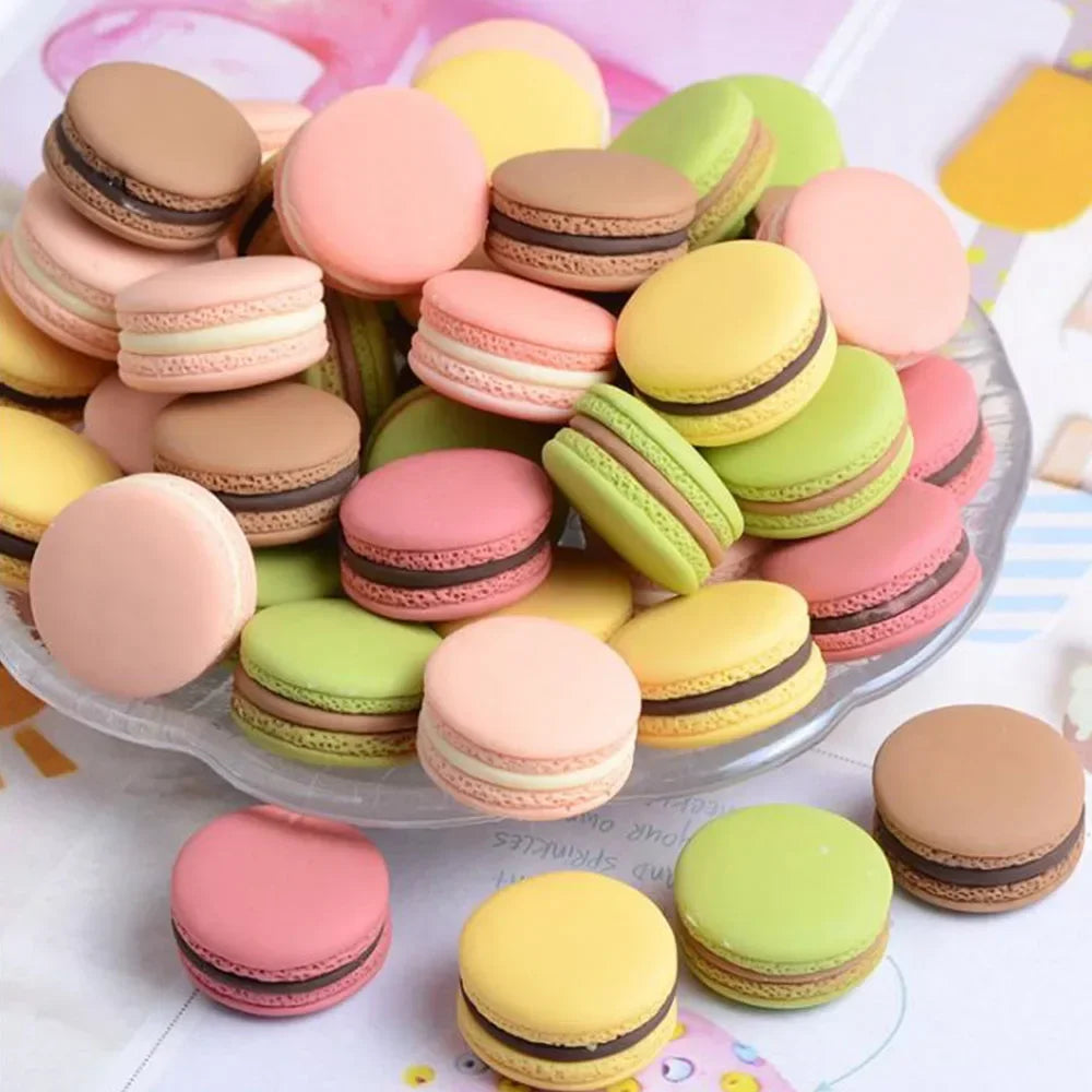 Artificial Mini Macarons - 10 pcs