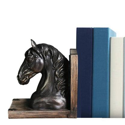 Horse Head Bookend