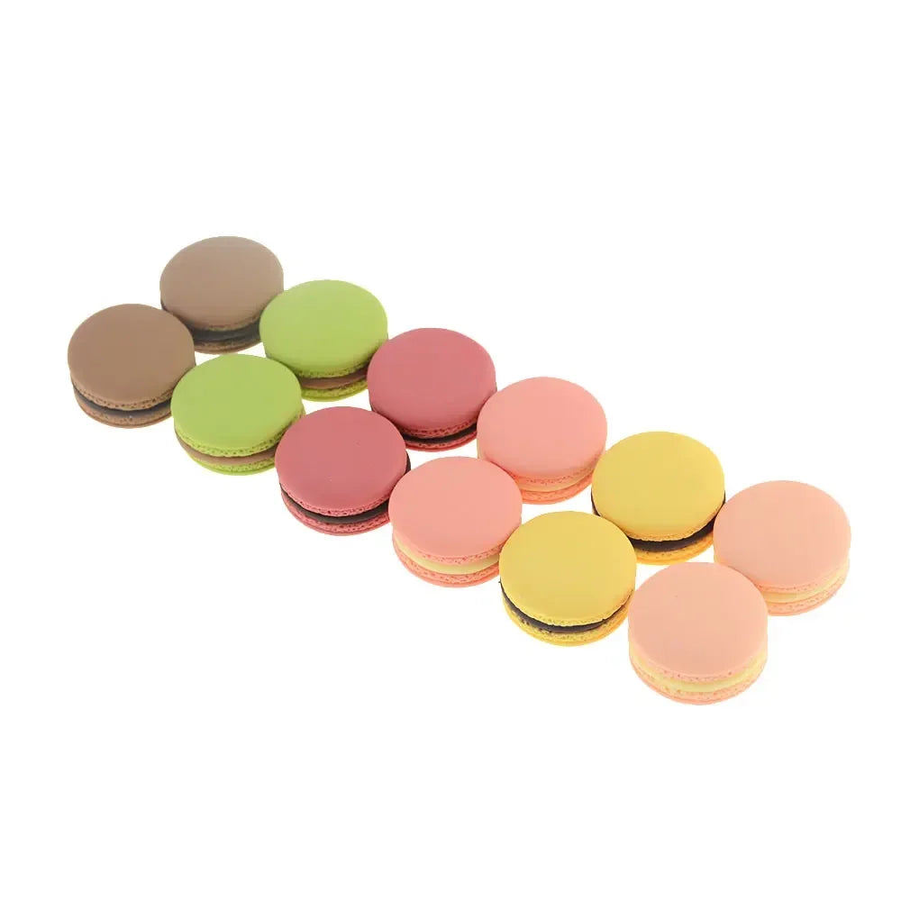 Artificial Mini Macarons - 10 pcs