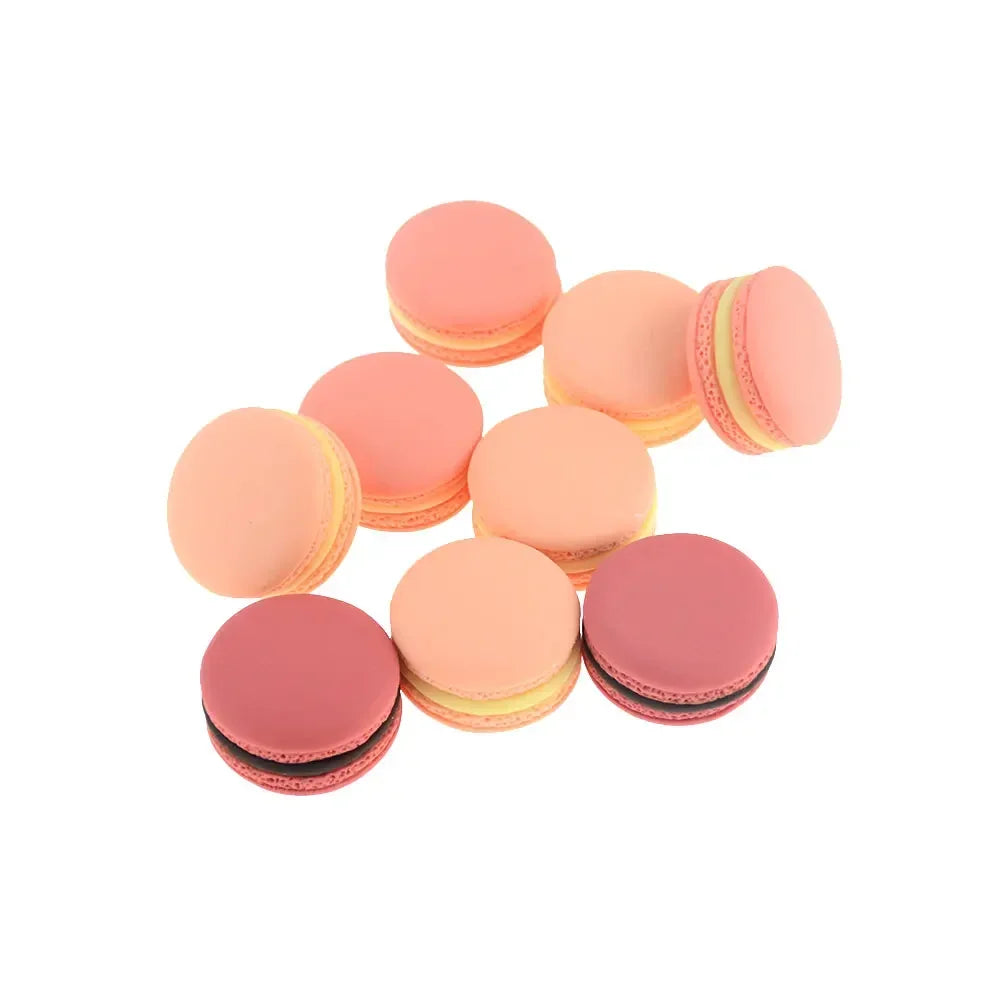 Artificial Mini Macarons - 10 pcs